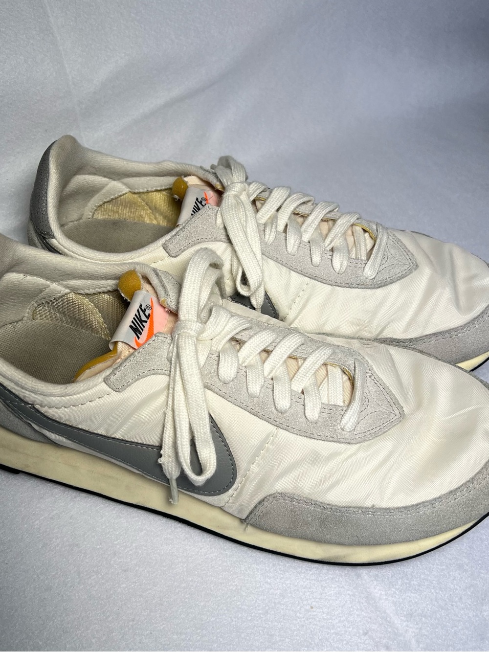Nike Waffle Trainer 2 Shoes Men’s Size 12 White Gray Sneakers DM0180-100